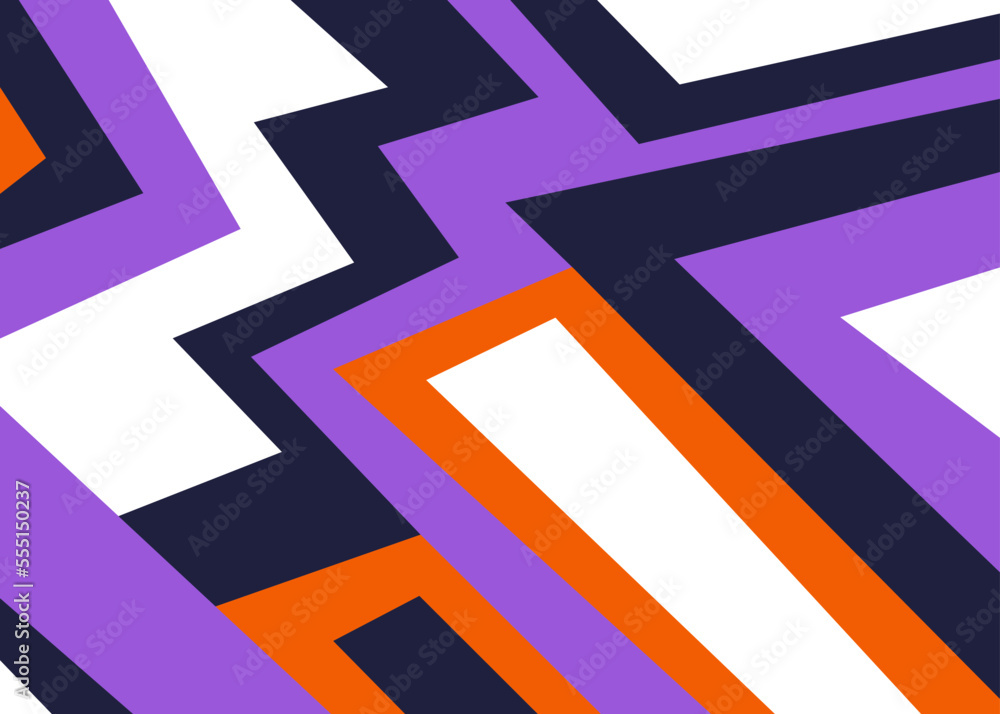 Poster minimalist background with abstract colorful square line pattern