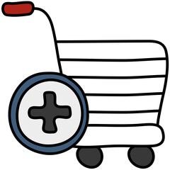 ADD TO CART filled outline icon