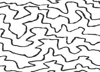 Simple background with rough contour line pattern