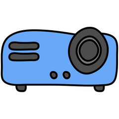 PROJECTOR filled outline icon