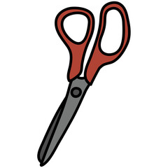 SCISSORS filled outline icon