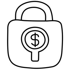 SECURED LOAN line icon