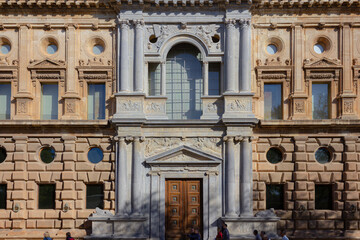  Granada La Alhambra Fachada del Palacio de Carlos V 