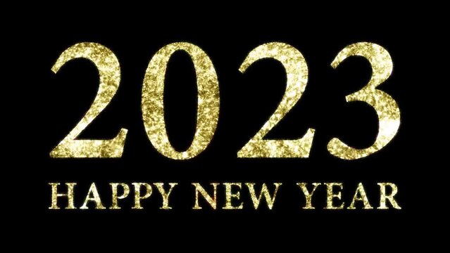 2023 Happy New Year loop material