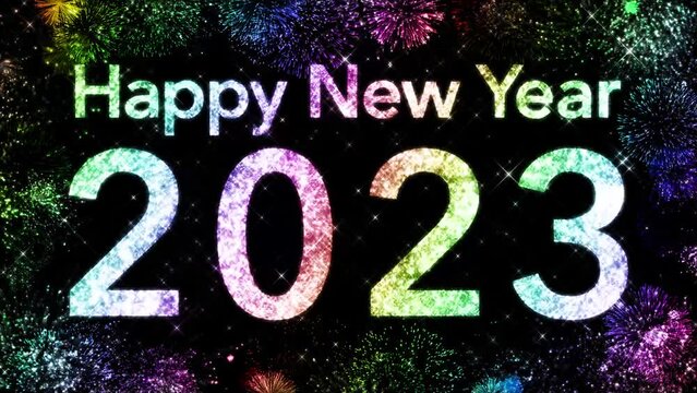 2023 Happy New Year loop material
