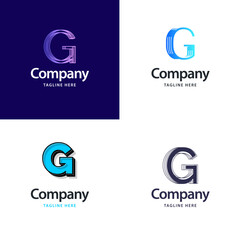 Letter G Big Logo Pack Design Creative Modern logos design for your business