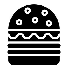 BURGER glyph icon