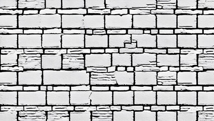 白いレンガ壁の背景　テクスチャ