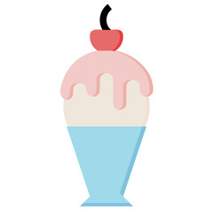 ICE CREAM24 flat icon
