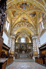 Fototapeta na wymiar interior of the Certosa di San Lorenzo Padula Italy