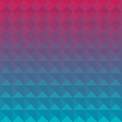 Obraz premium Colorful blue and red modern geometric pattern with triangles and diamonds in different shades of blue and red, for creative surface designs, backdrops, backgrounds and wall papers