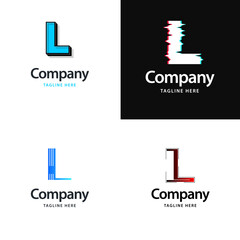 Letter L Big Logo Pack Design Creative Modern logos design for your business