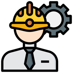 ENGINEER filled outline icon