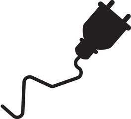 Plug Cord Electric Illustration Pastel Isometric Sockets Connection Cable Doodle
