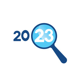 Focus on 2023 business concept. 