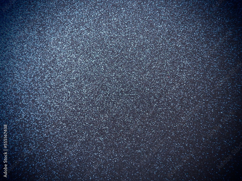 Poster deep blue shiny bokeh abstract background. blue - black paper with sparkles. festive backdrop with d