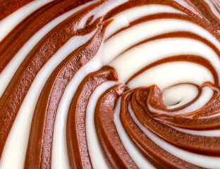 nutella background, closeup, top view
