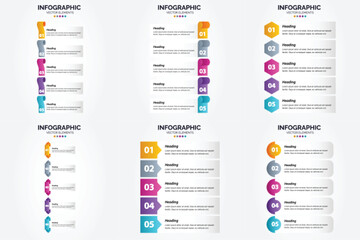 Bright and colorful vector illustration infographics set for advertising in brochures. flyers. and magazines.