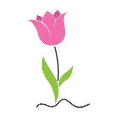 Tulip icon design vector