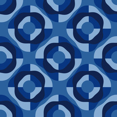 Abstract attractive ornament for decorating any surfaces or things. Seamless pattern.