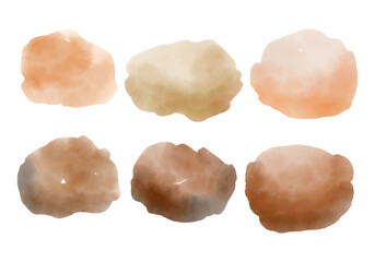 watercolor lines elements for decoration