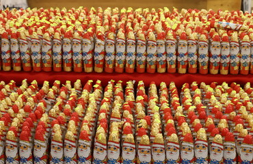 New Year tree in the town square in Israel.