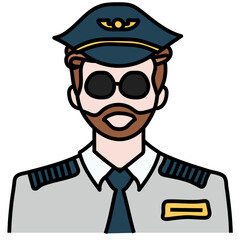 STEWARD filled outline icon