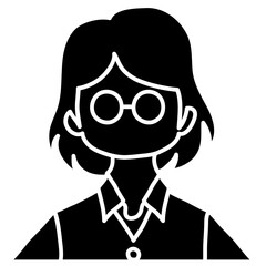 TEACHER glyph icon