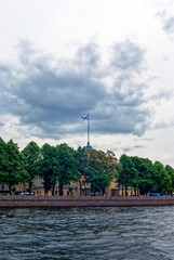 Embankment of the Neva River - Saint Petersburg Russia