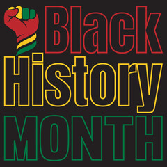 BLACK HISTORY MONTH t-shirt design