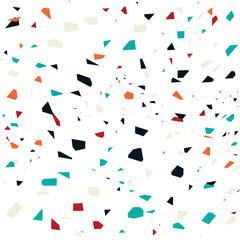 terrazzo pattern generator diverse colorful styles with abstract mosaic stone shapes. Modern terrazo minimalist art background set ideal for print, fashion or trendy design project.