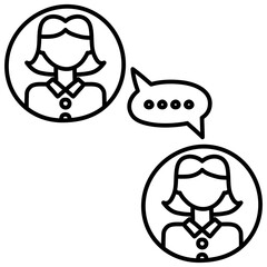 COMMUNICATION line icon