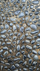 Pebbles floor pattern and background seamless