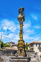 Calvary of Hio, a village in the province of Pontevedra, Galicia, Spain.