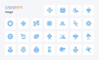 25 Pongal Blue icon pack