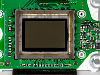 Digital camera sensor and circuit board
