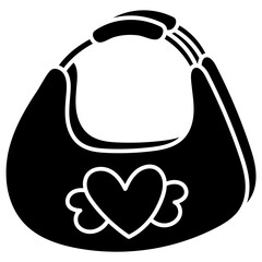 PURSE glyph icon