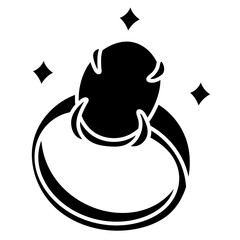 RING glyph icon