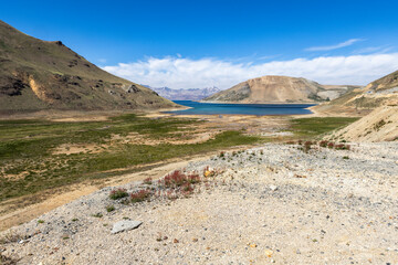 Landscape at Laguna del Maule in Chile, South America