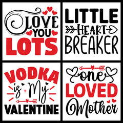 Valentine SVG Bundle  T shirt design vector file