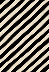 Black and white lines minimalist background design Generative AI