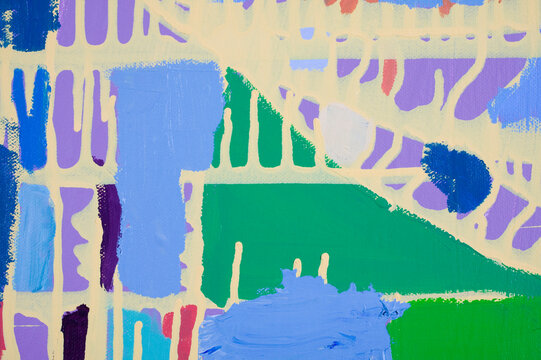 Close-up of an abstract pattern on a multi-colored background