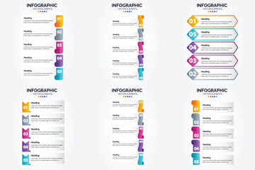 Use this vector illustration infographics set to make your advertising in brochures. flyers. and magazines more attractive.