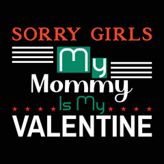 Fototapeta na wymiar Happy Valentine Day T-shirt Design