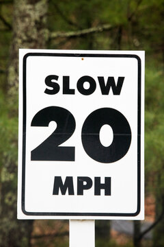 Close up of a road sign.