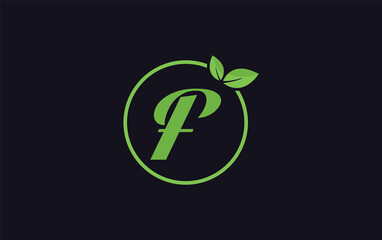 Fresh nature leaf and healthy logo design with the letter and alphabets. Green leaf and eco logo icon design 