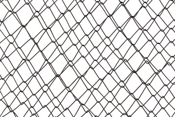 Background of metal mesh or wire on a white background