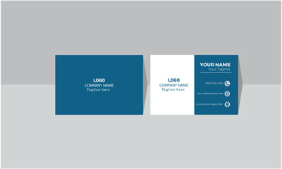 Business card design layout 