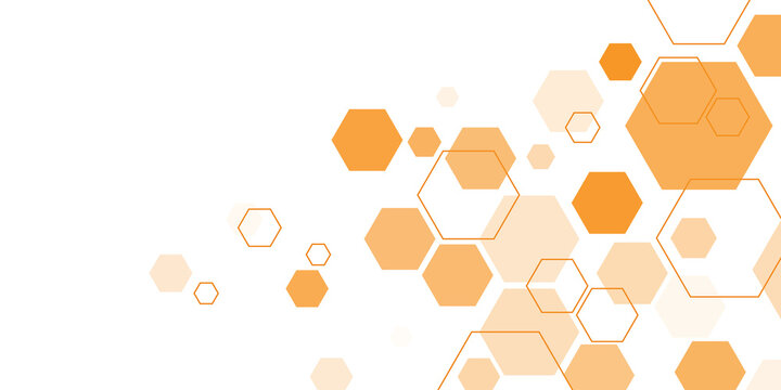 Orange high technology frame for design element