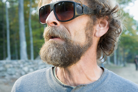 Close-up of mature man